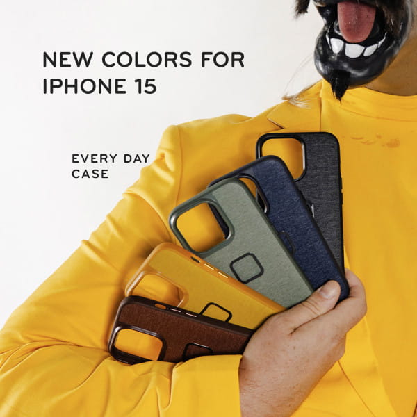 [REFURBISHED] Peak Design Mobile Everyday Fabric Case iPhone 15 Plus - Sun