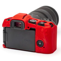 easyCover Silikon-Schutzhülle für Canon R8 Rot