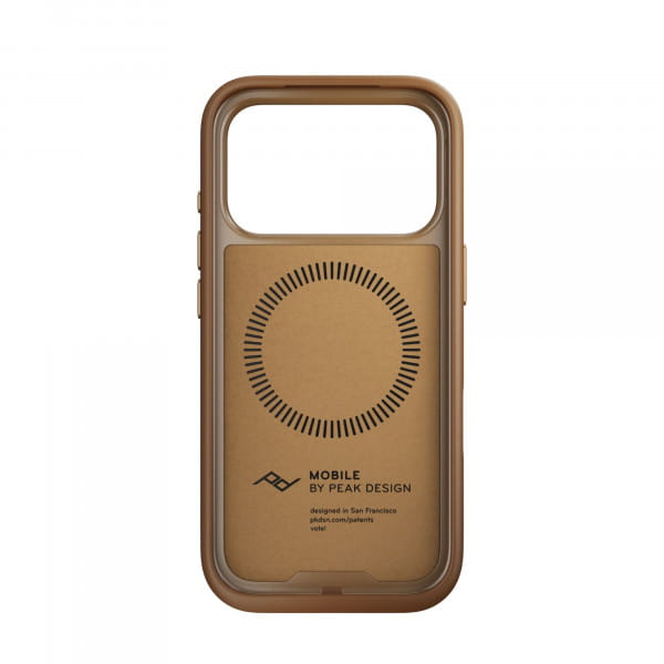 [REFURBISHED] Peak Design Mobile Everyday Clarino Loop Case iPhone 17 Pro Tan