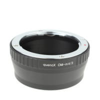 Quenox Adapter für Olympus-OM-Objektiv an Micro-Four-Thirds-Kamera - z.B. für Olympus/Panasonic MFT