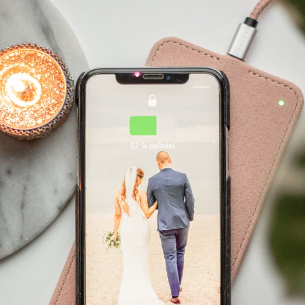 UPSTRÖM LÄDER Wireless Charging Ladematte 10W Pink