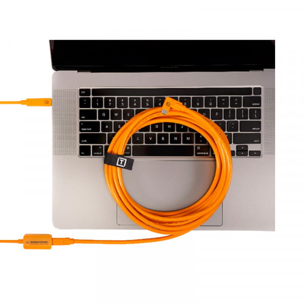Tether Tools TetherBoost Pro USB-C Core Controller Extension Cable -Verlängerung für USB-C (Orange)
