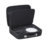 Walimex Pro Soft LED-Videoleuchte 200 Round Bi-Color 15 cm mit Transporttasche und Zubehör