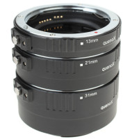 Quenox Autofokus-Zwischenringe für Canon EOS - Aluminium