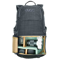 Evoc Stage Capture 16 L Heather Light Olive Foto- und Sportrucksack für 1 DSLR, 2 Objektive, 1 Blitz