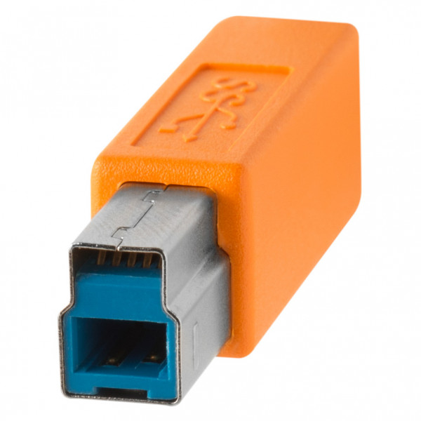 Tether Tools TetherPro USB-Datenkabel für USB-C an USB 3.0 Typ B - 4,6 Meter Länge, gerader Stecker