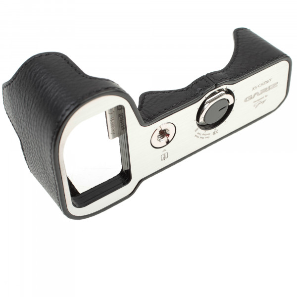 Gariz Halbtasche für Canon EOS R Schwarz inkl. Displayschutzfolie