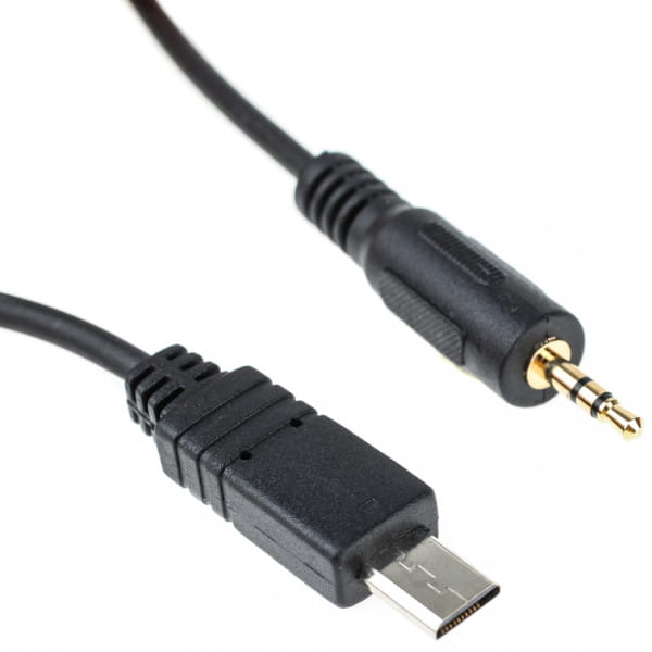 JJC Cable-F2 Auslöser-Anschlusskabel für Sony-RM-VPR1-kompatible Kameras - z.B. für Miops Smart/Mobi
