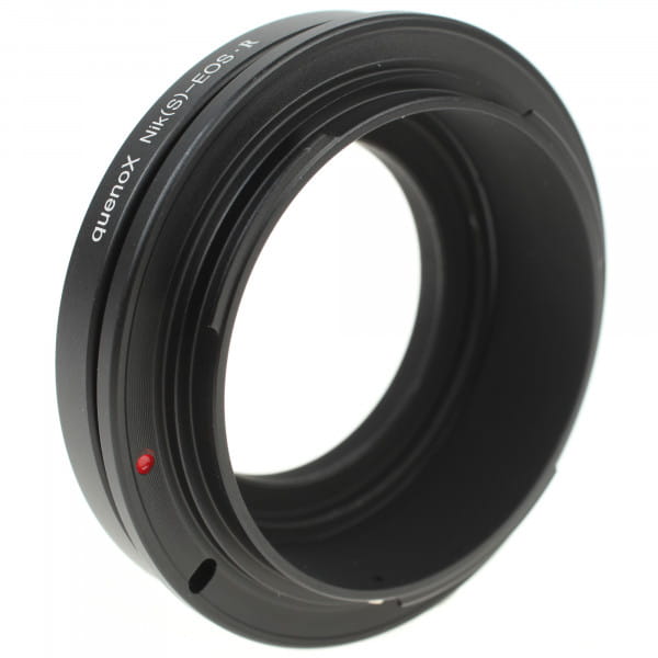 Quenox Adapter für Nikon-S-Objektiv an Canon-EOS-R-Kamera