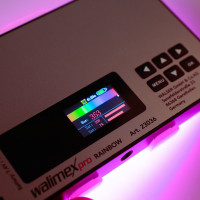 Walimex pro Rainbow Pocket - Kompakt-LED mit RGB-Farblicht und Bicolor-Licht