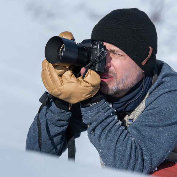 VALLERRET Hatchet Leather Glove Natural, Leder-Fotohandschuhe - Hellbraun