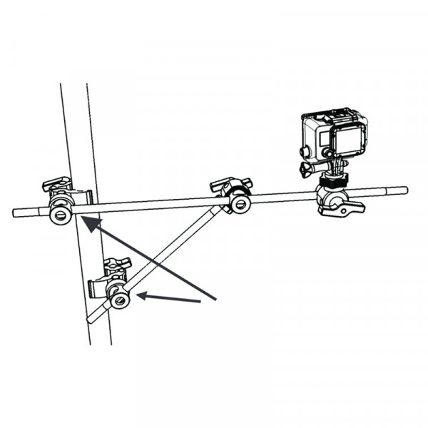 9.Solutions Python Mini Clamp Grip Joint Mini-Standardklemme, 0-35 mm Klemmbreite, 5 kg Belastbarkei