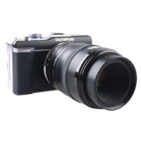 Quenox Adapter für Canon-EOS-Objektiv an Micro-Four-Thirds-Kamera - mit Blende