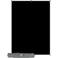Westcott Hintergrundstoff 150 x 210 cm für X-Drop Hintergrundrahmen - Schwarz